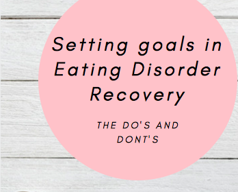 setting goals in eating disorder recovery