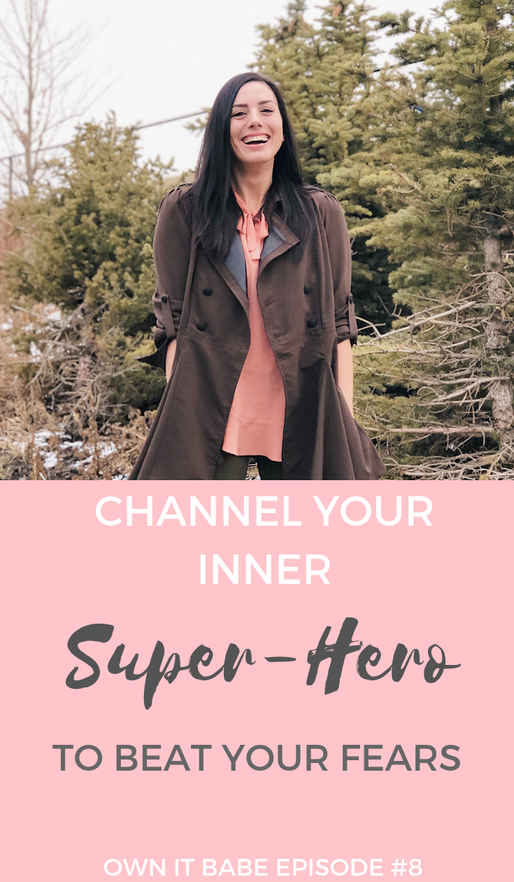 My fear of failure or fear of not being good enough tends to sneak into my life every single day. But I have found a way to beat those fears and to instead channel my courageous inner superhero. This is a quick 15-minute listen and confidence booster for your weekend! Own it Babe, Episode #8 #mentalhealth #mindset