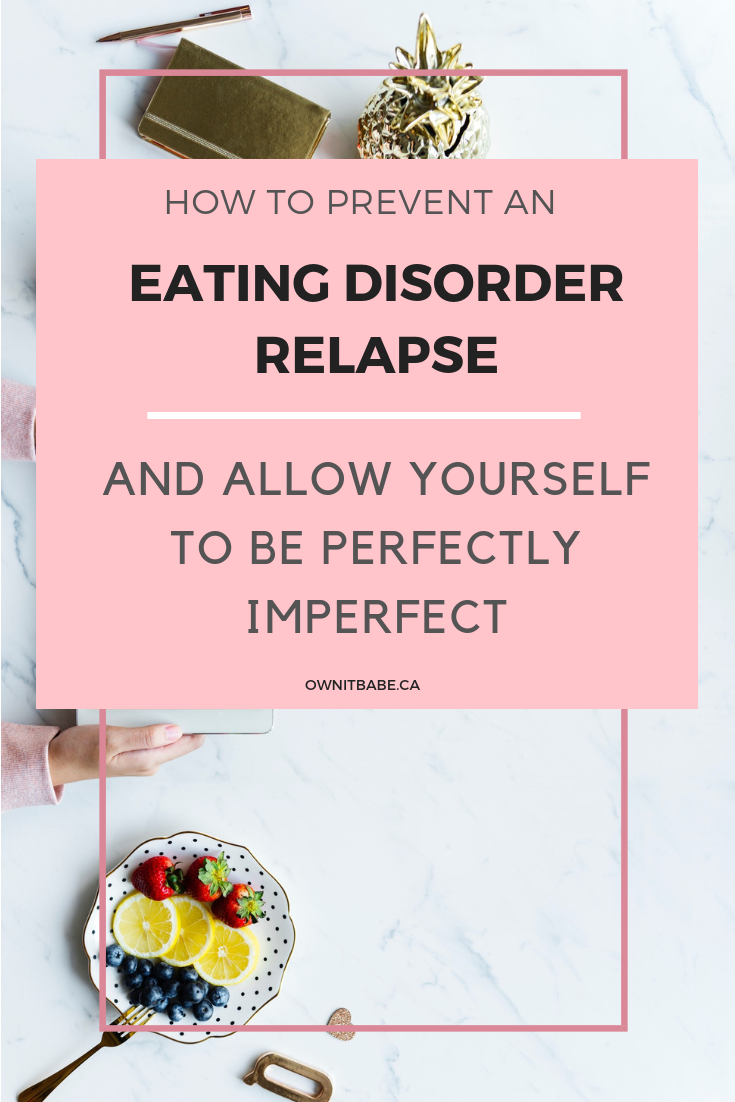 I always thought that once I am recovered from my Eating Disorder, I will be happy. However, Recovery makes room for the real stuff to come out that I had suppressed by restricting and controlling food. Here is how I prevented another relapse, by Rini Frey, ownitbabe.ca #recovery #intuitiveeating #mentalhealth
