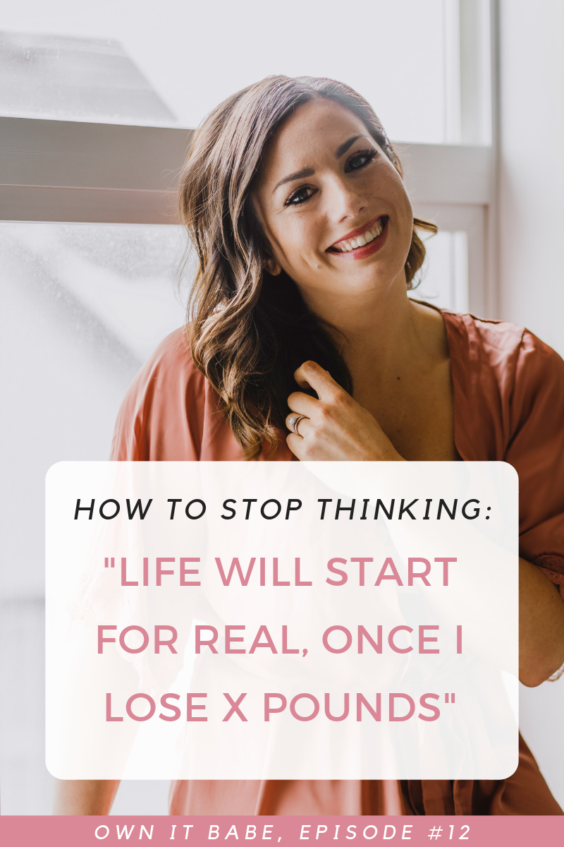 Learn how to get rid of the all-or-nothing mindset around food, how to make peace with the natural shape of your body and how to get rid of the mindset of having to exercise every single day. Q and A Podcast Episode #12, ownitbabe.ca, Rini Frey