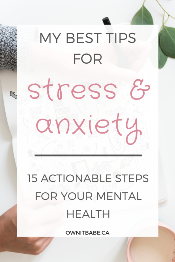 15 Tips for coping with stress and anxiety – how to get out of the ...