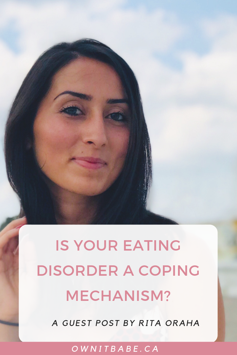Is your eating disorder a coping mechanism for something else? Rita Oraha shares her story and recovery journey with us. #edrecovery