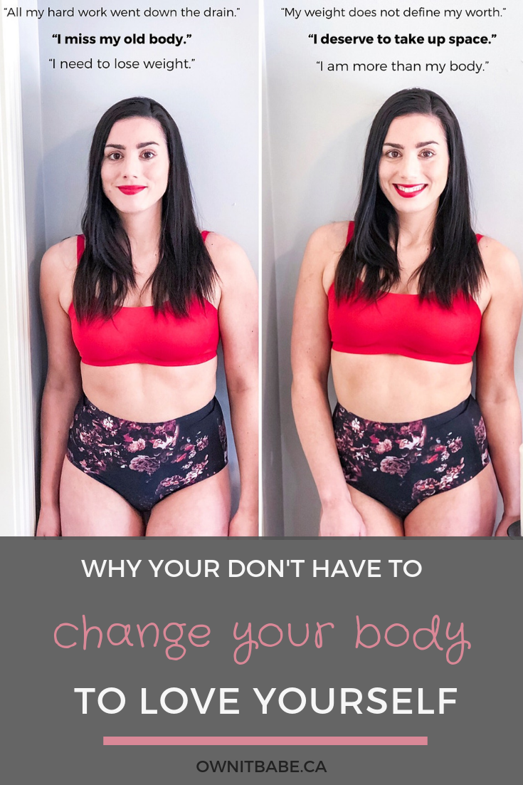 How you speak to yourself becomes your reality. In order to embrace and accept your body, all you need to do is shift your thoughts, one thought at a time. In this article, I am walking you through exactly what to do to shift into self love. #selflove #mentalhealth #bodyimage