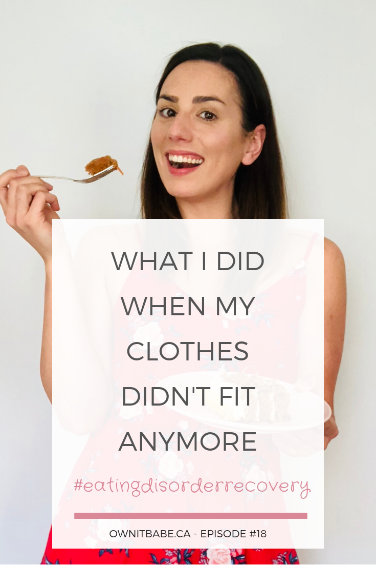 In this episode of Own it Babe, I am sharing with you how I overcame my mindset about attaching my self worth to this silly number on the tag. Recovery is worth it and I am now adding way more colours and styles to my wardrobe, too! Bonus: I am sharing some of my favorite size inclusive clothing brands! #sizeinclusive #positivebodyimage #fashion