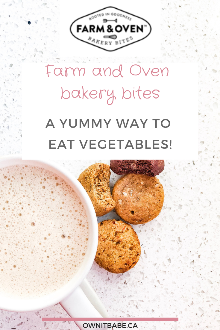 Farm and Oven Bakery Bites Product Review, by Rini Frey, ownitbabe.ca #snackideas #veggies #intuitiveeating